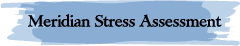 Meridian Stress Assessment 